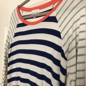 Olive + Oak stripe tee